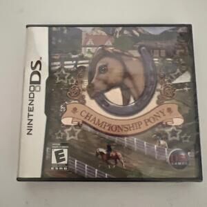 Championship Pony (Nintendo DS, 2008) Complete and Tested